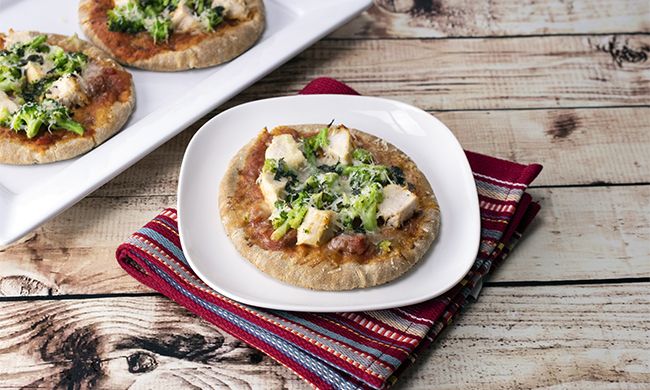 Heart-Healthy Pita Pizzas