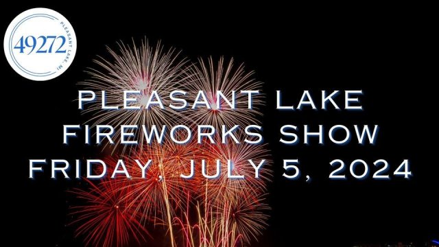 Fireworks Over Pleasant Lake