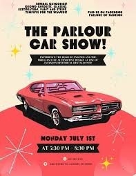 Classic Car Show at the Parlour